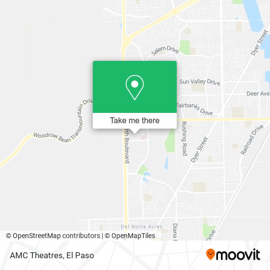 Mapa de AMC Theatres