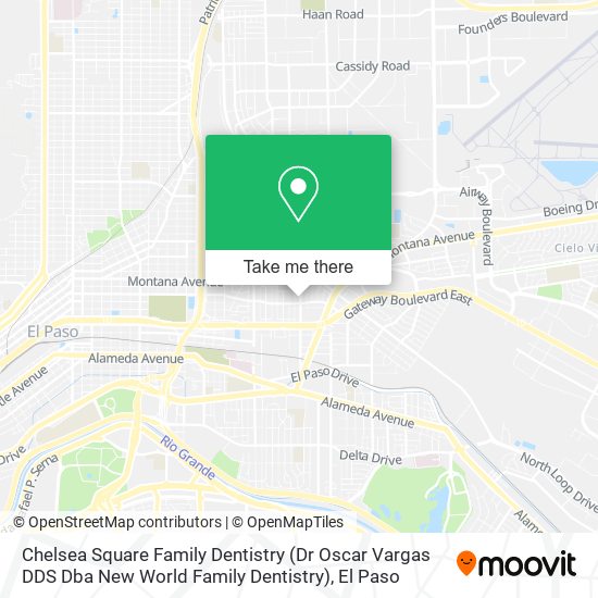 Chelsea Square Family Dentistry (Dr Oscar Vargas DDS Dba New World Family Dentistry) map