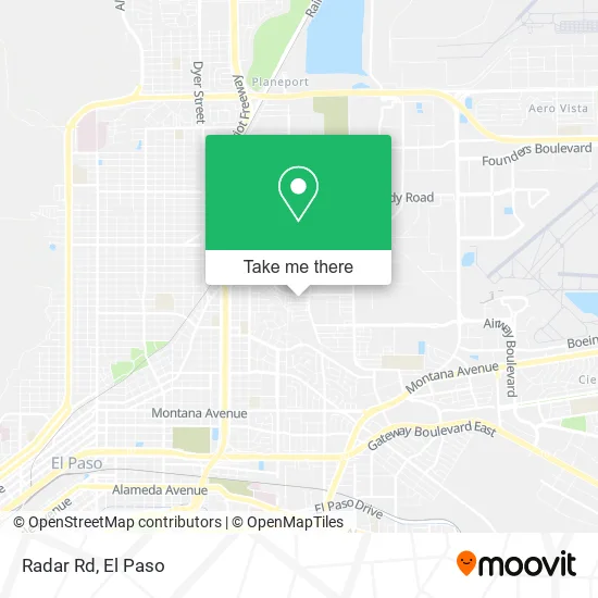 Mapa de Radar Rd