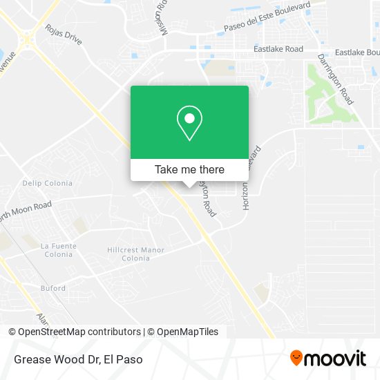 Grease Wood Dr map