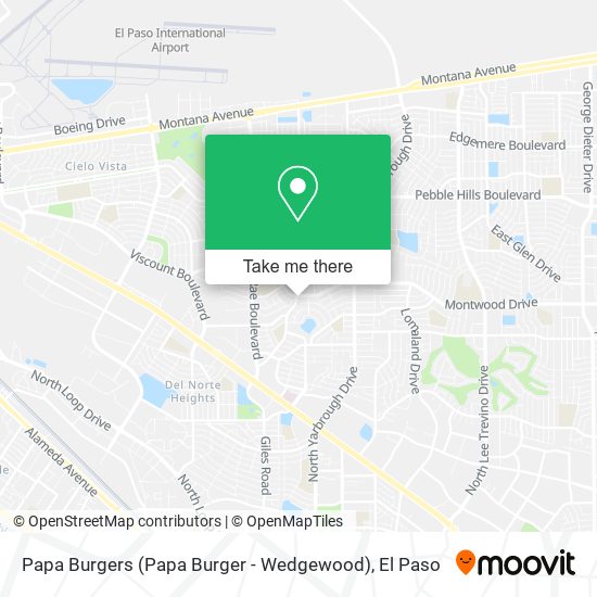 Papa Burgers (Papa Burger - Wedgewood) map