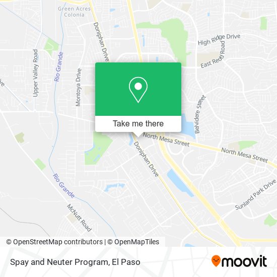 Mapa de Spay and Neuter Program