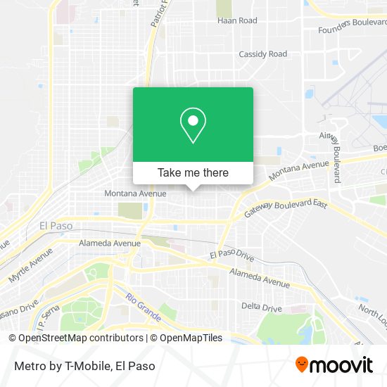 Metro by T-Mobile map