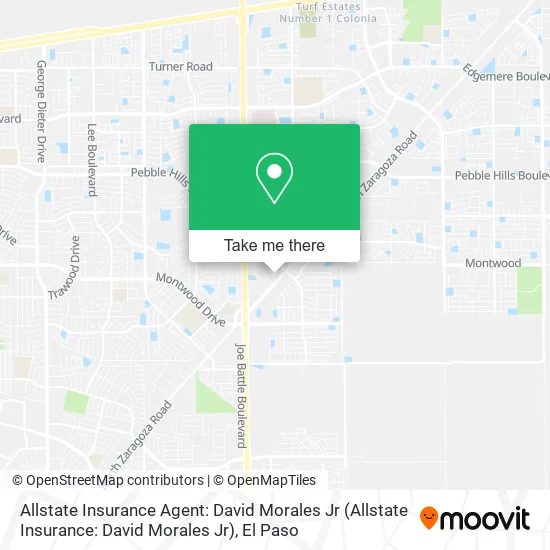 Mapa de Allstate Insurance Agent: David Morales Jr