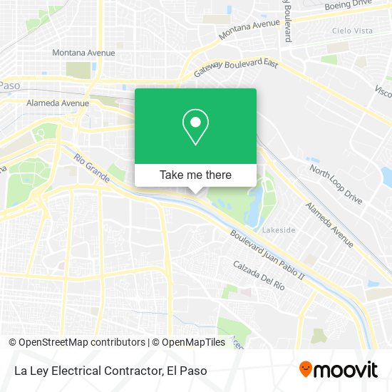 La Ley Electrical Contractor map