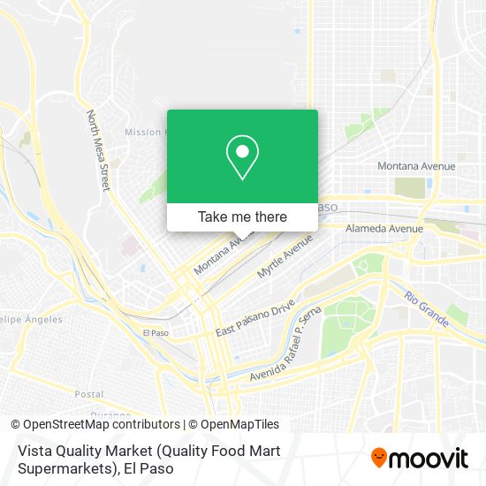 Vista Quality Market (Quality Food Mart Supermarkets) map