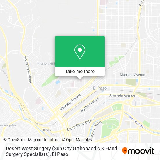 Mapa de Desert West Surgery (Sun City Orthopaedic & Hand Surgery Specialists)