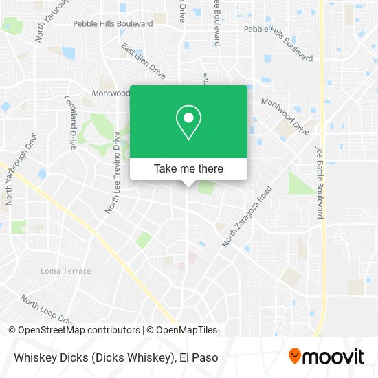 Whiskey Dicks map