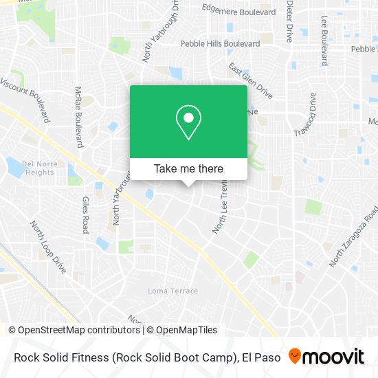 Mapa de Rock Solid Fitness (Rock Solid Boot Camp)