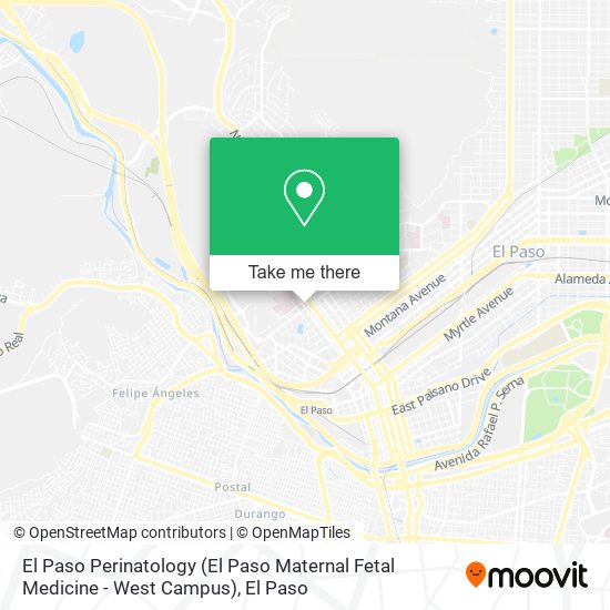 El Paso Perinatology (El Paso Maternal Fetal Medicine - West Campus) map