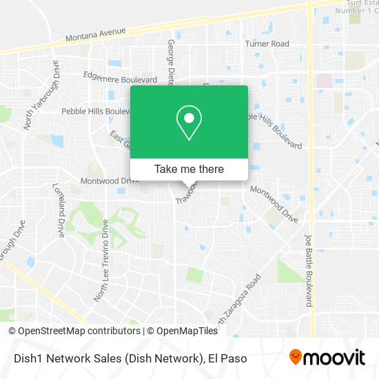 Dish1 Network Sales (Dish Network) map