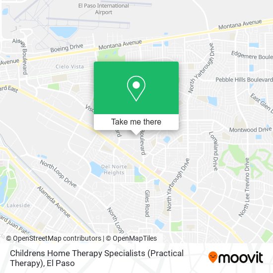 Mapa de Childrens Home Therapy Specialists (Practical Therapy)