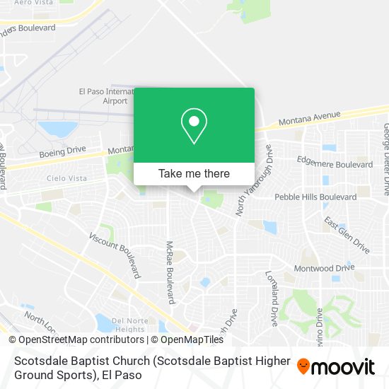 Scotsdale Baptist Church (Scotsdale Baptist Higher Ground Sports) map