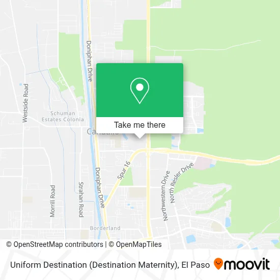 Uniform Destination (Destination Maternity) map