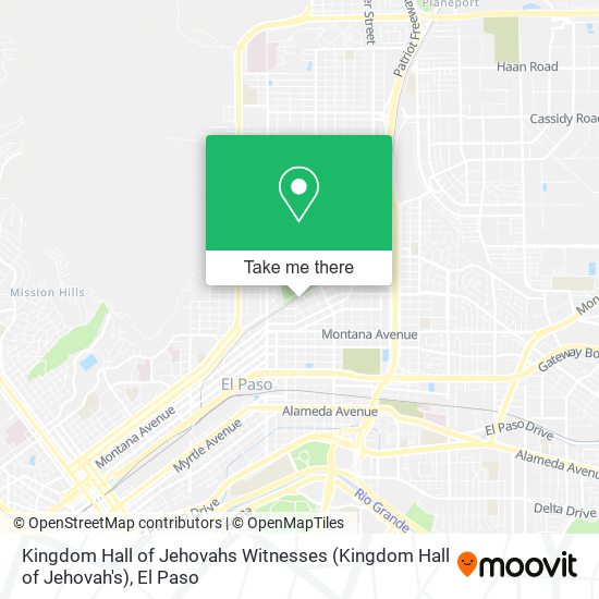 Kingdom Hall of Jehovahs Witnesses (Kingdom Hall of Jehovah's) map
