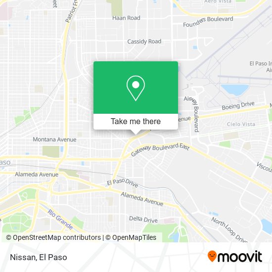 Mapa de Nissan