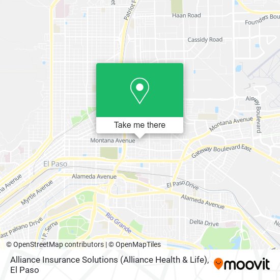 Mapa de Alliance Insurance Solutions (Alliance Health & Life)