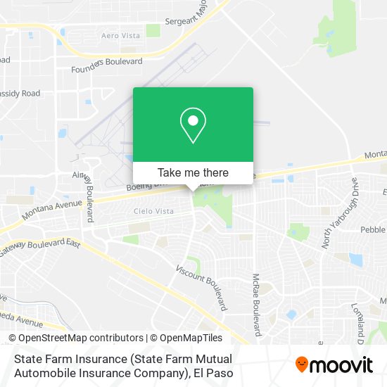 State Farm Insurance (State Farm Mutual Automobile Insurance Company) map