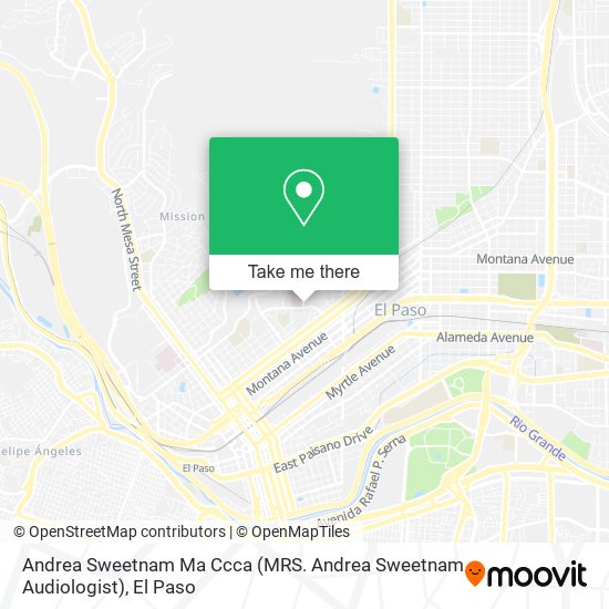 Andrea Sweetnam Ma Ccca (MRS. Andrea Sweetnam Audiologist) map