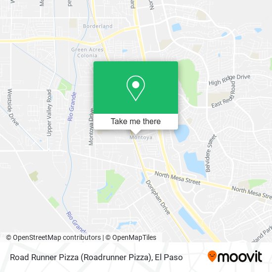 Mapa de Road Runner Pizza (Roadrunner Pizza)