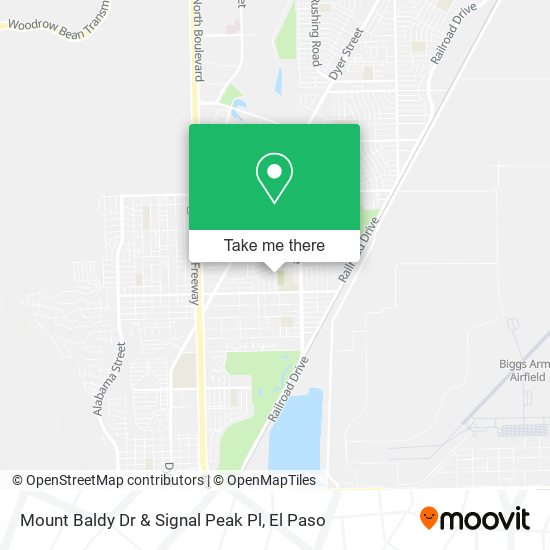 Mount Baldy Dr & Signal Peak Pl map