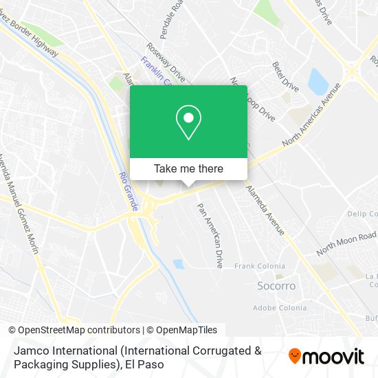 Jamco International (International Corrugated & Packaging Supplies) map