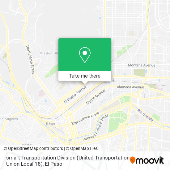 Mapa de smart Transportation Division (United Transportation Union Local 18)