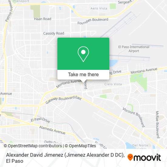 Alexander David Jimenez (Jimenez Alexander D DC) map