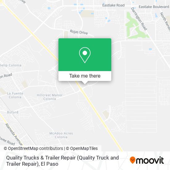 Quality Trucks & Trailer Repair (Quality Truck and Trailer Repair) map