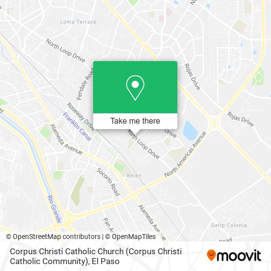 Corpus Christi Catholic Church map