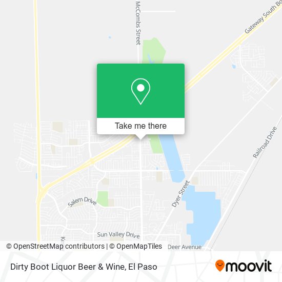 Dirty Boot Liquor Beer & Wine map