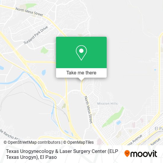 Texas Urogynecology & Laser Surgery Center (ELP Texas Urogyn) map