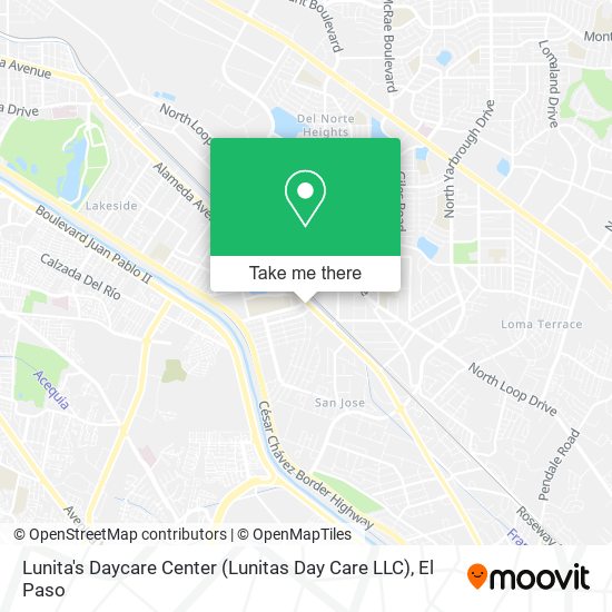 Mapa de Lunita's Daycare Center (Lunitas Day Care LLC)