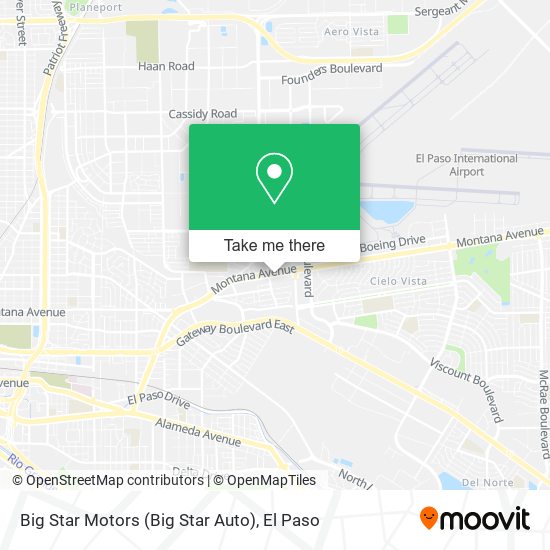 Big Star Motors (Big Star Auto) map