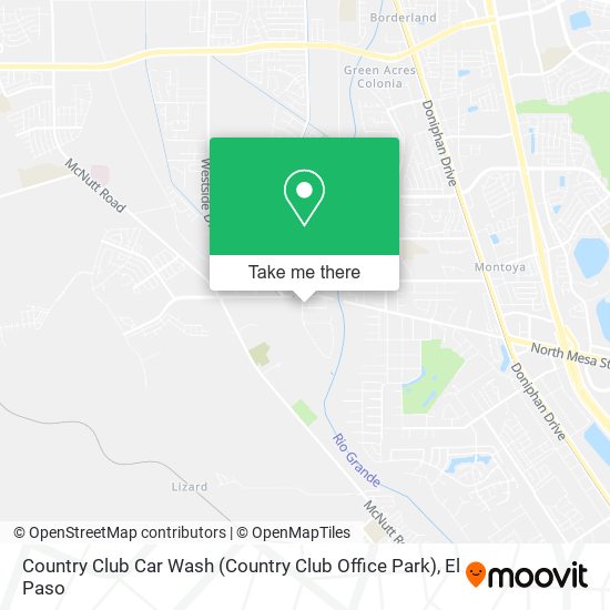 Country Club Car Wash (Country Club Office Park) map