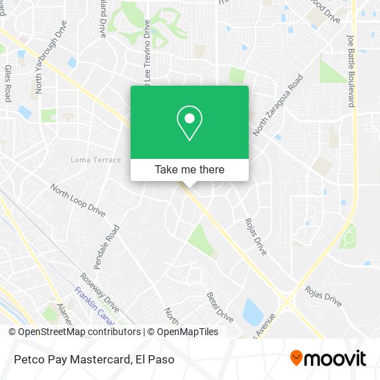 Mapa de Petco Pay Mastercard