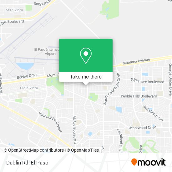 Dublin Rd map