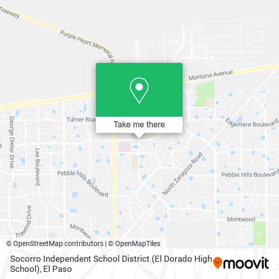 Socorro Independent School District (El Dorado High School) map