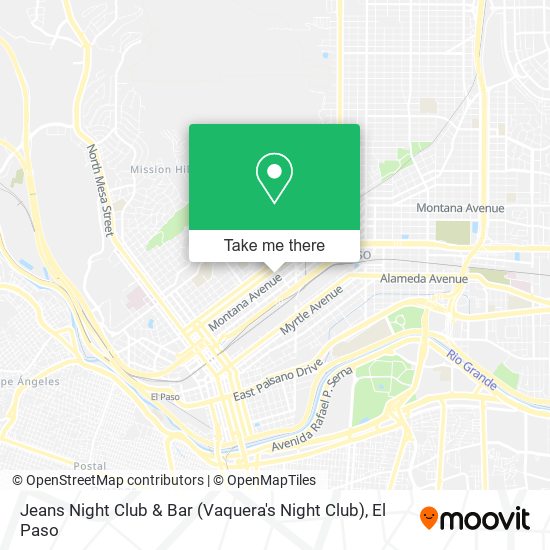 Mapa de Jeans Night Club & Bar (Vaquera's Night Club)