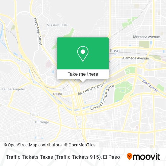 Traffic Tickets Texas (Traffic Tickets 915) map