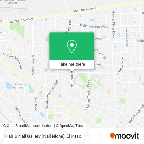 Mapa de Hair & Nail Gallery (Nail Niche)