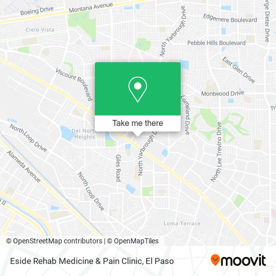 Eside Rehab Medicine & Pain Clinic map