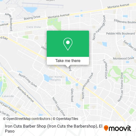 Iron Cuts Barber Shop (Iron Cuts the Barbershop) map