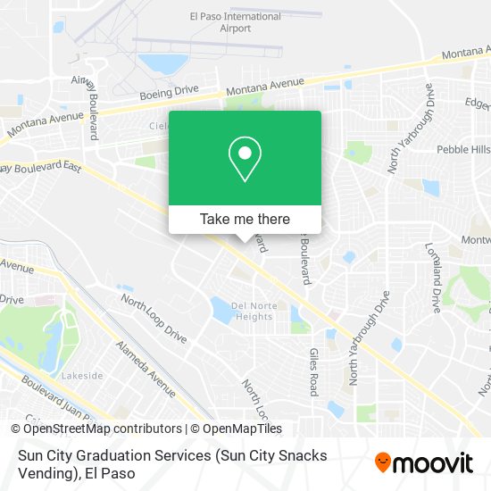 Mapa de Sun City Graduation Services (Sun City Snacks Vending)