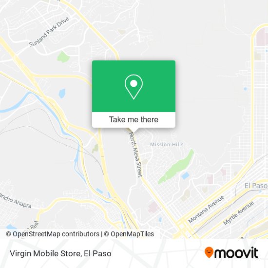 Virgin Mobile Store map