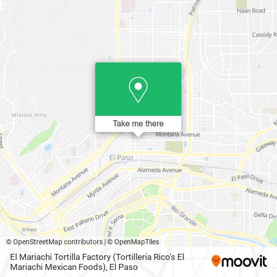 El Mariachi Tortilla Factory (Tortilleria Rico's El Mariachi Mexican Foods) map