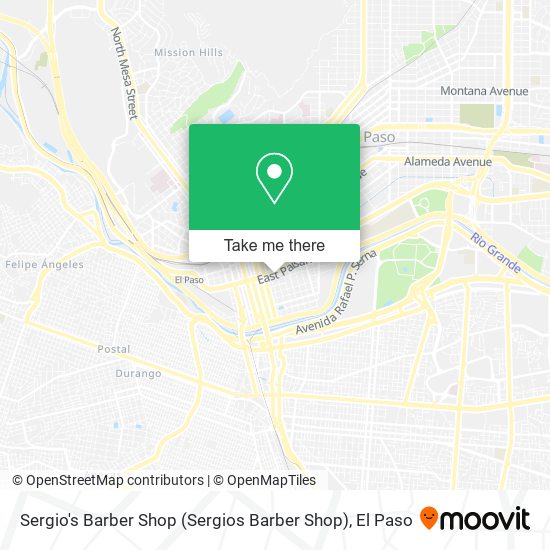 Sergio's Barber Shop (Sergios Barber Shop) map