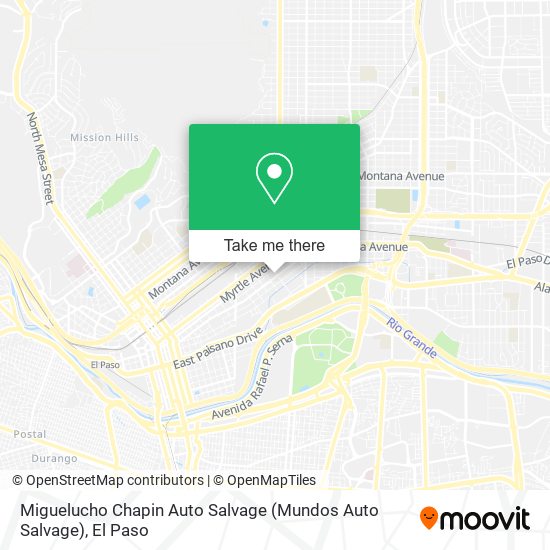 Mapa de Miguelucho Chapin Auto Salvage (Mundos Auto Salvage)