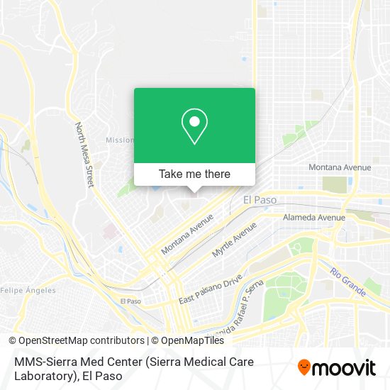 MMS-Sierra Med Center (Sierra Medical Care Laboratory) map