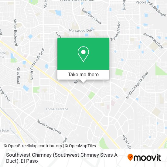 Southwest Chimney (Southwest Chmney Stves A Duct) map